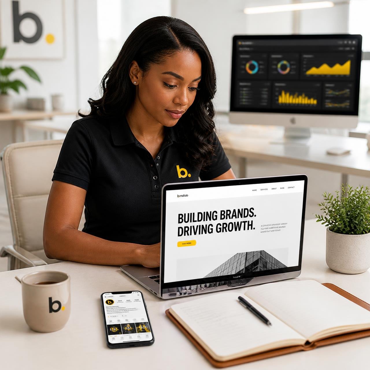 Strategy workspace where BomesDigitals plans connected growth systems